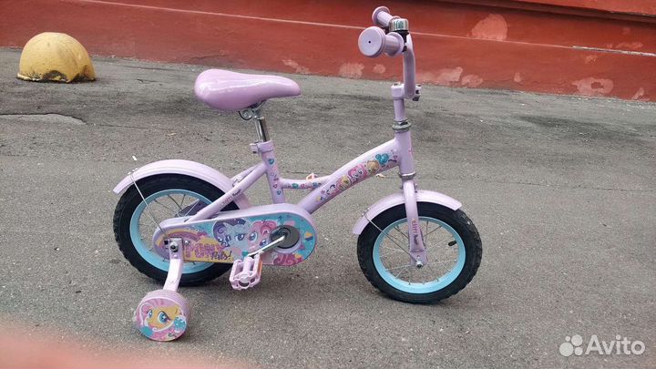 Велосипед четырёхколесный My little pony