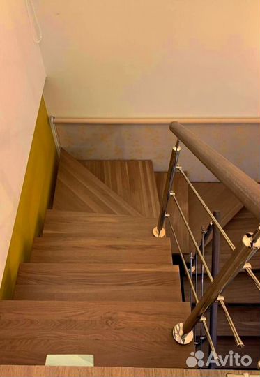 Облицовка ступеней породами дерева