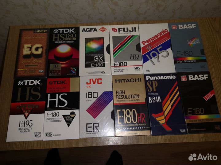 Видеокассеты vhs новые
