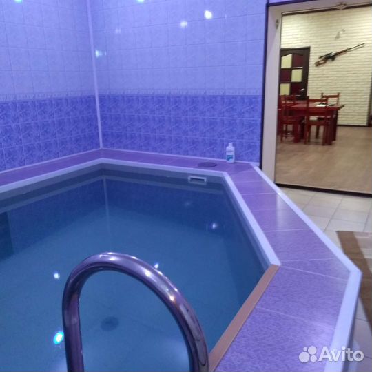 Баня сауна с бассейном