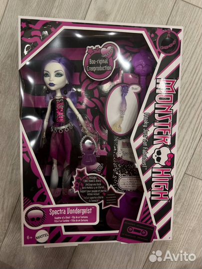 Кукла Монстер Хай Спектра Репродукция 2024