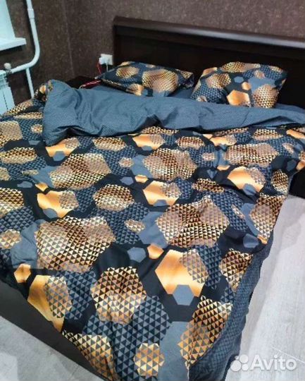 Постельное белье 2 х спальное новое, евро