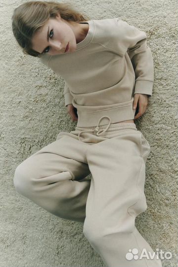 Брюки Zara из хлопка