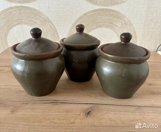 Горшочки глиняные для запекания