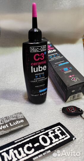 Премиум смазка для цепи Muc-off Ceramic C3 WET 120