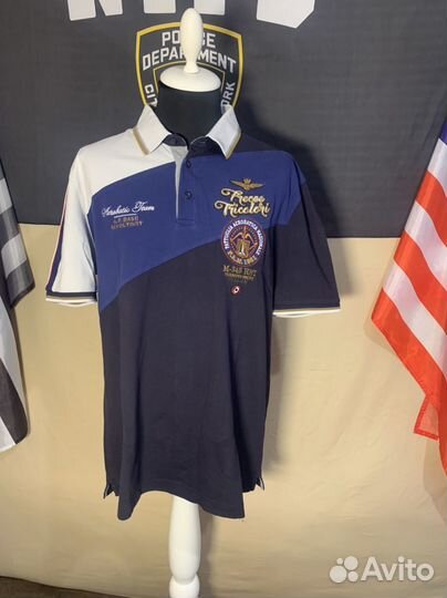 Поло aeronautica militare 3xl, оригинал