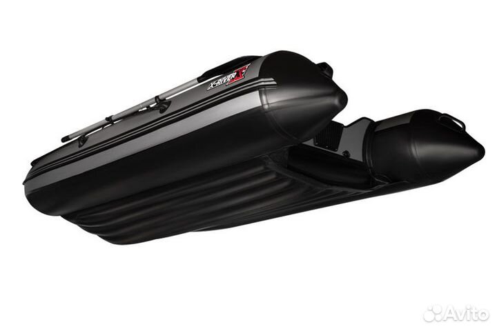 Лодка X-River Agent 360 нднд; серо-черная