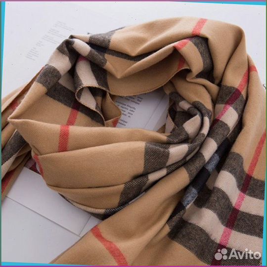 Тёплый шарф Burberry (Арт: 10382)