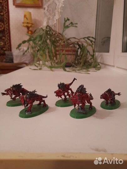 Khorne daemons Flesh hounds для Warhammer 40k