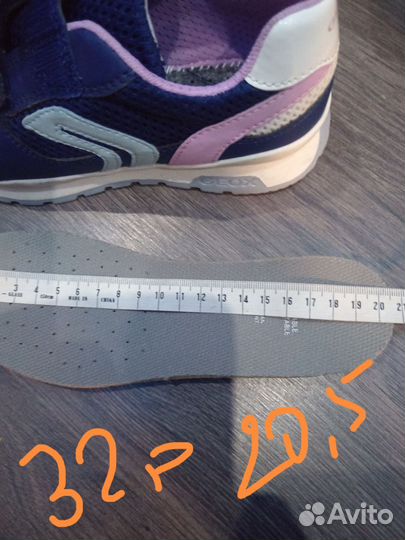 Кроссовки Geox 32,33 и 35р