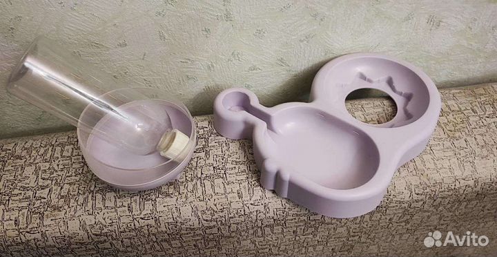 Поилка для кошек, автопоилка с миской
