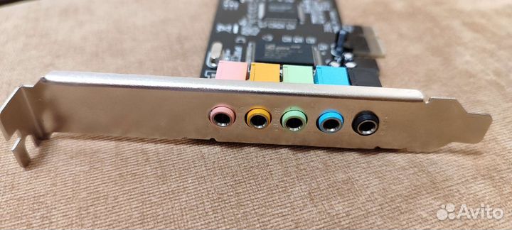 Звуковая карта pci e 5.1 (C-media чип)