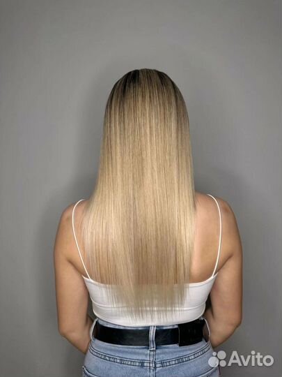 Кератиновое выпрямление волос