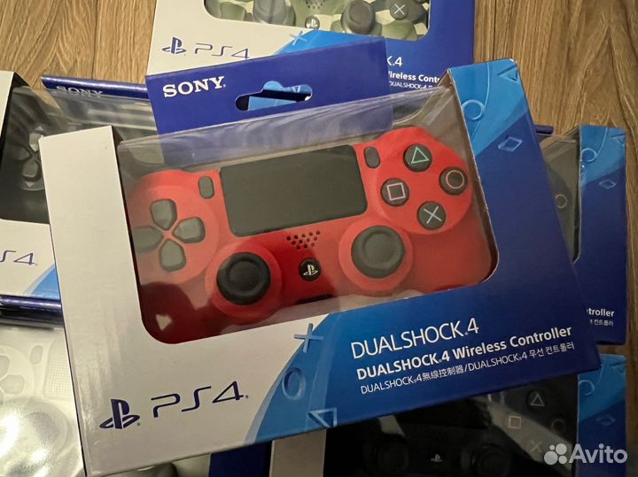 Джойстик Sony PS4 оригинал Новый Magma Red
