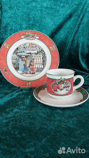 Villeroy boch foxwood tales Christmas чайная пара