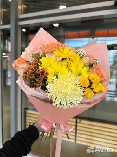 Цветы букеты Хризантема