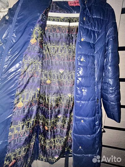 Пальто куртка стеганое зимние женское 44-46