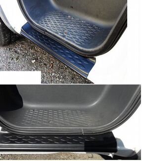 Накладки на пороги iveco daily 2006-2014