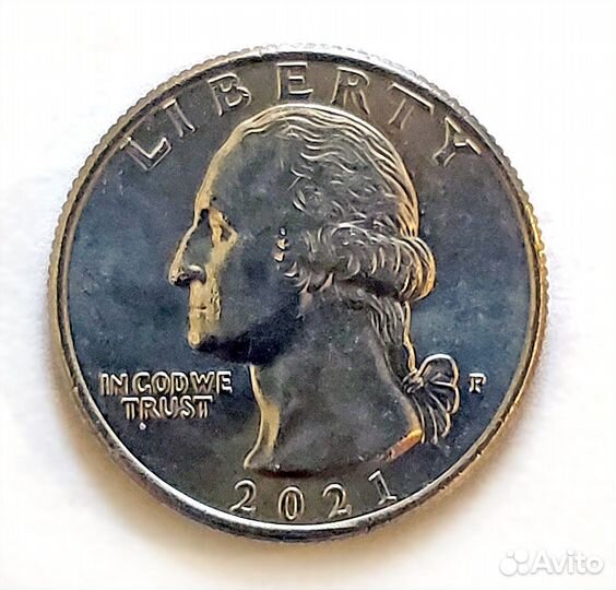 25 центов США (quarter) Crossing the Delaware 2022