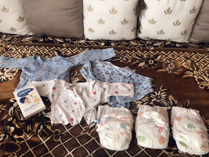 Пакет вещей для новорожденного