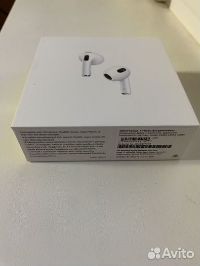 Наушники apple AirPods 3. новые. Оригинал