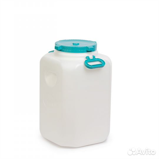 Канистра-Бочка (горл.215мм) с навесными ручками50л