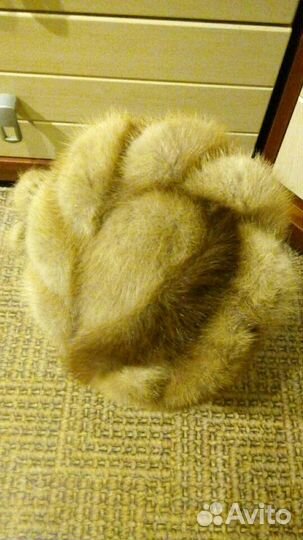 Продам норковую шапку. Размер 58