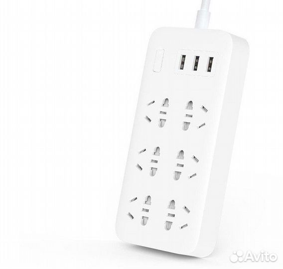 Удлинитель Xiaomi Mi Power Strip (6 розеток, 3 USB