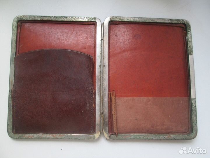 Бумажник кожаный старинный