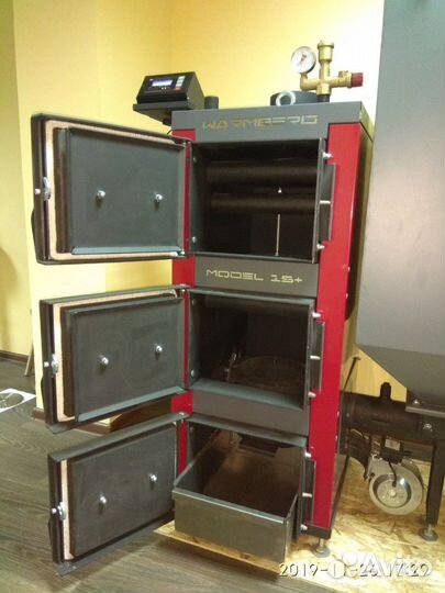 Котёл твердотопливный автоматический