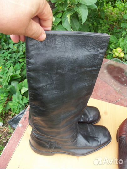 Сапоги хромовые германия военные трофеи38р редкие