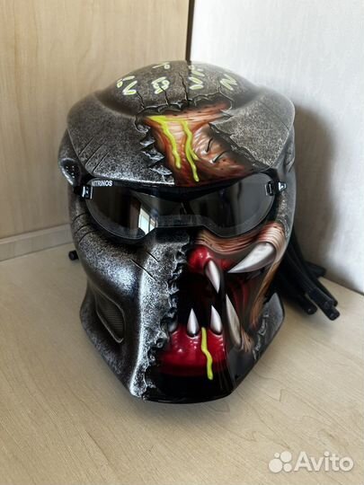 Кастомный шлем Nitrinos (Хищник)