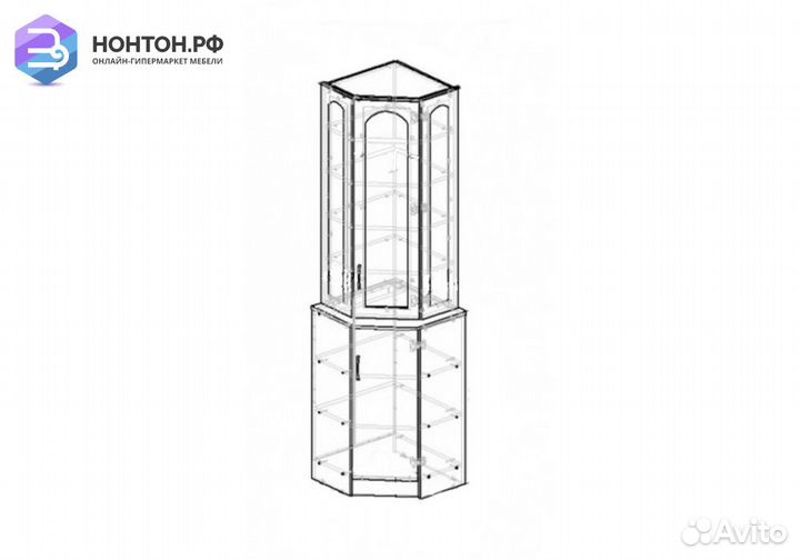Буфет Констанция угловой мускат
