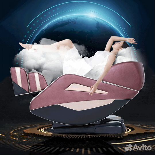 Массажное кресло 01 бордо