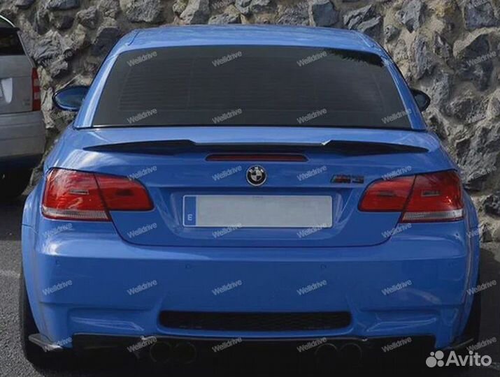 Спойлер BMW 3 E93 стиль M4 черный глянец