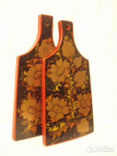 Кружки Хохлома, корзина