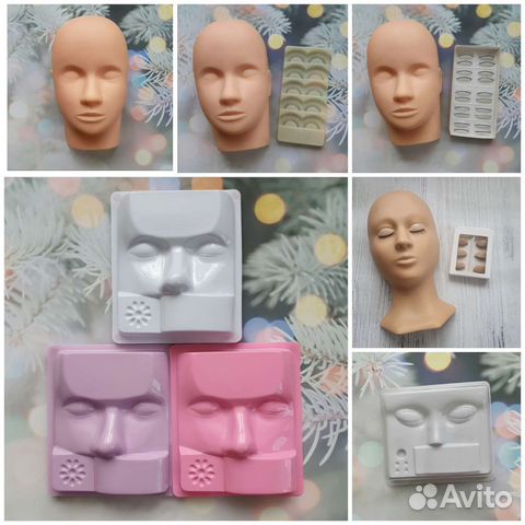 Манекен для наращивания ресниц