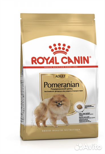 Корм Роял Канин 8 кг для собак Померанский Шпиц
