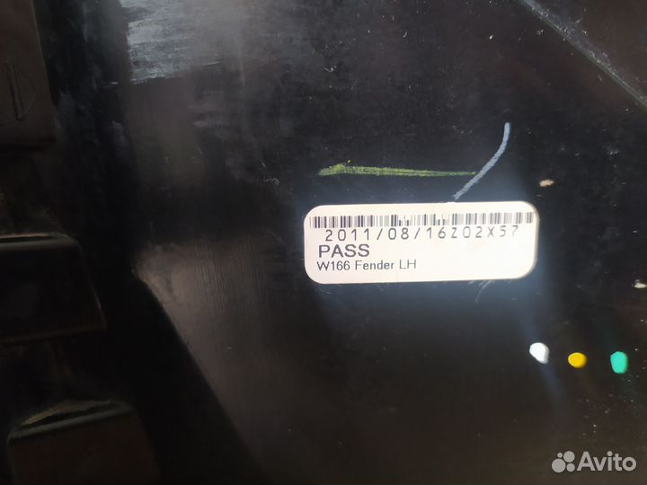Mercedes мл 166 задний левый фонарь в крыло