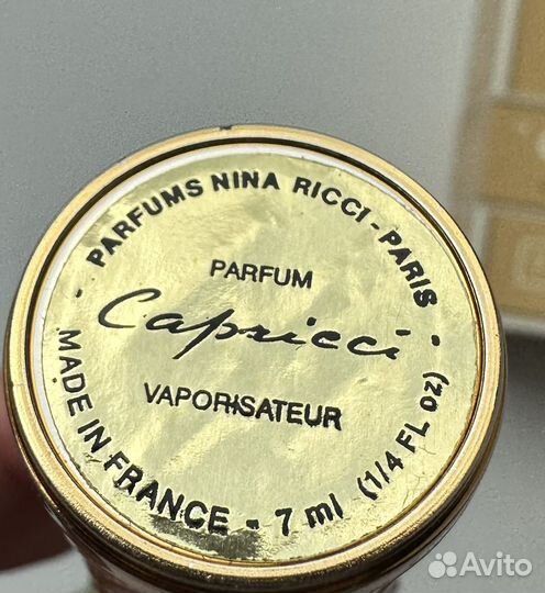 Nina Ricci capricci духи винтаж б/у
