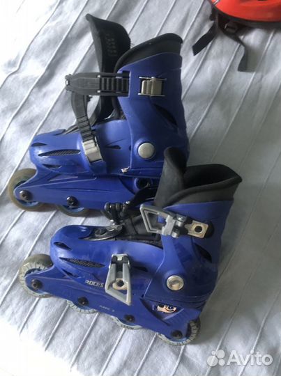 Ролики раздвижные Roces, шлем, защита