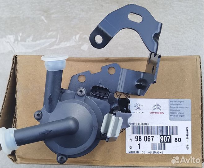 Насос электрический водяной 9806790780 peugeot-ci