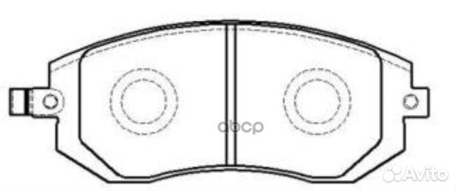 Cksu-4 Колодки тормозные дисковые перед G