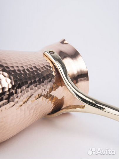 Турка медная кованная 225мл (Олово)