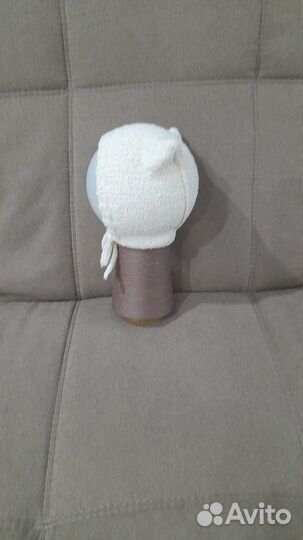 Чепчик шапка с ушками медведя