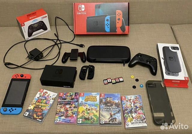 Игровая приставка Nintendo Switch rev.2 купить в Москве | Электроника ...