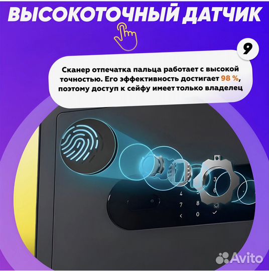 Умный электронный сейф Xiaomi Mi SMART Safe Box