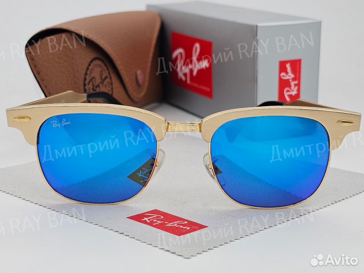 Очки Ray Ban 3507 Clubmaster Синее Стекло