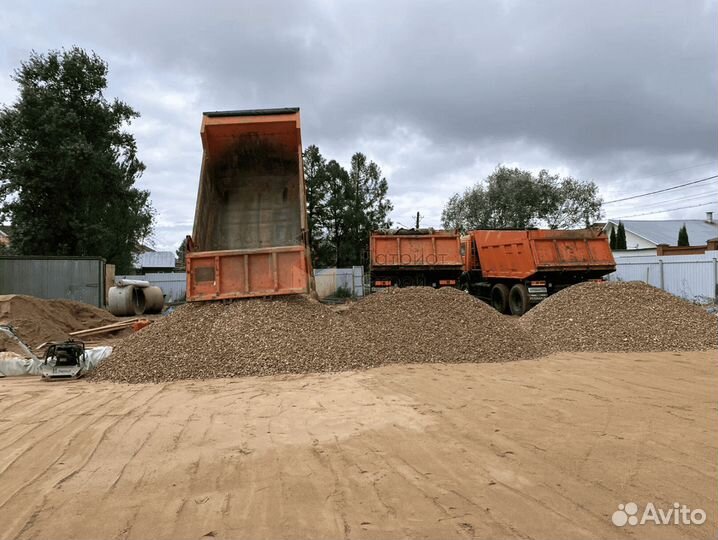 Щебень гранитный доставка