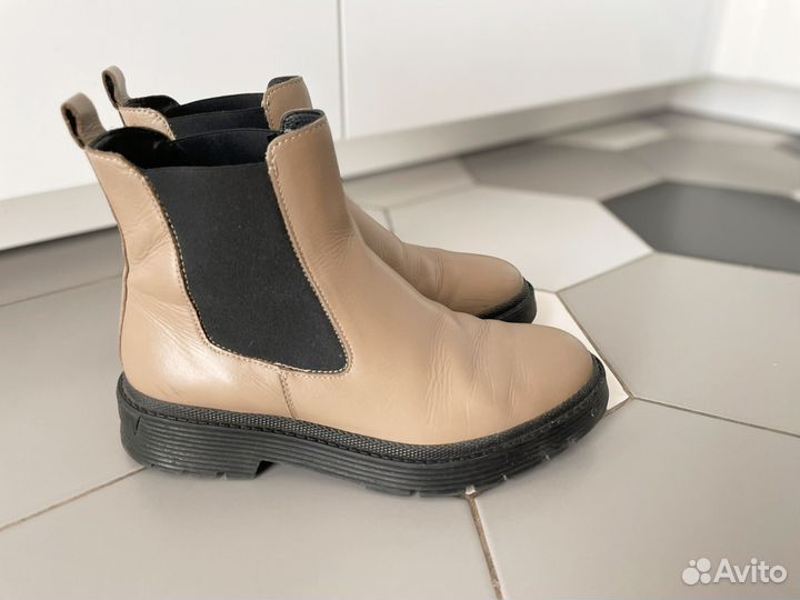 Ботинки кожаные женские 37 эконика